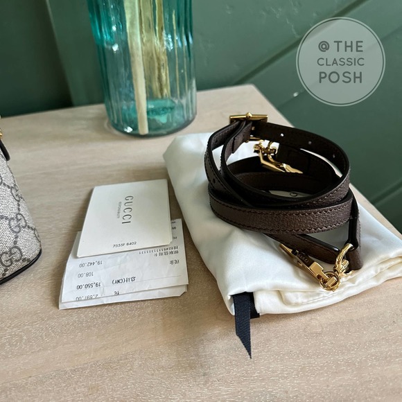 ❌SOLD❌ EUC Gucci Ophidia GG Supreme Dome Medium Crossbody Shoulder Bag - Picture 14 of 16